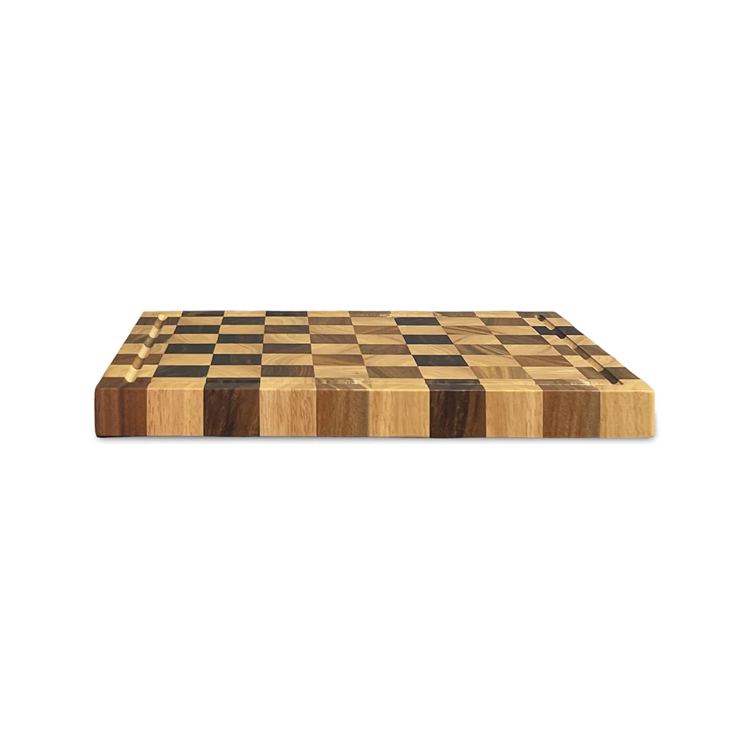 Acacia Checker Serving Board - Image 4