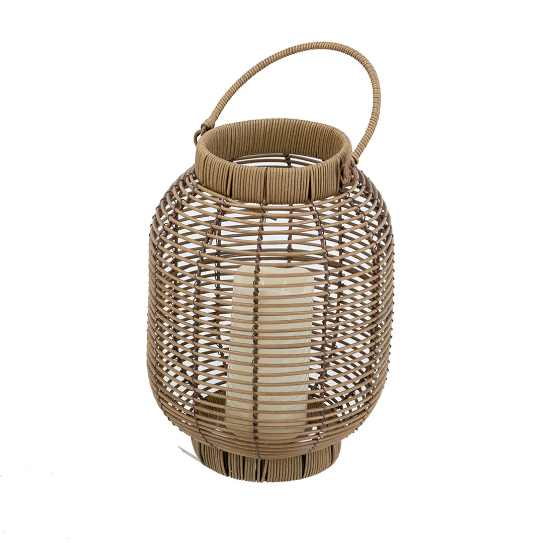 Brown Outdoor Lantern - 12 Inches