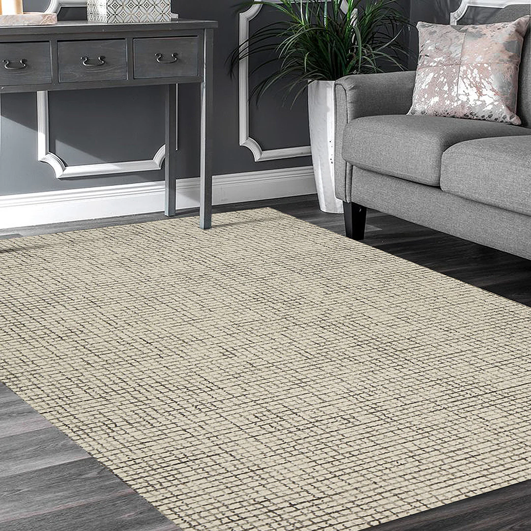 Criss Cross Silver Rug - Image 12