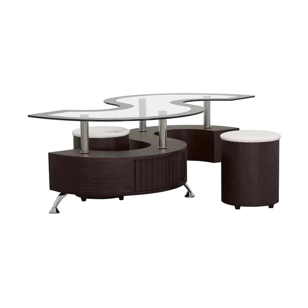 Eclipse Cocktail Table with Stools