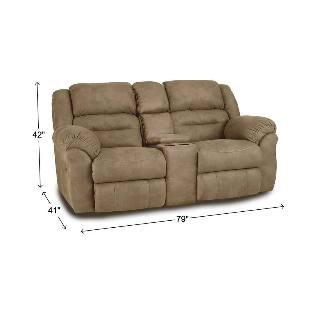 Gambler Reclining Loveseat with Console - Image 3
