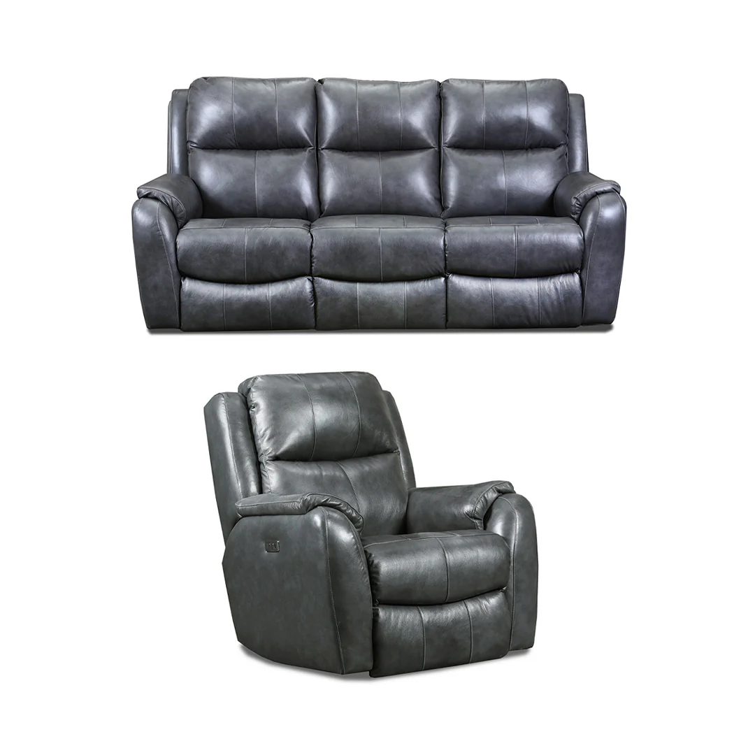 Marquis Power Sofa and Rocker Recliner