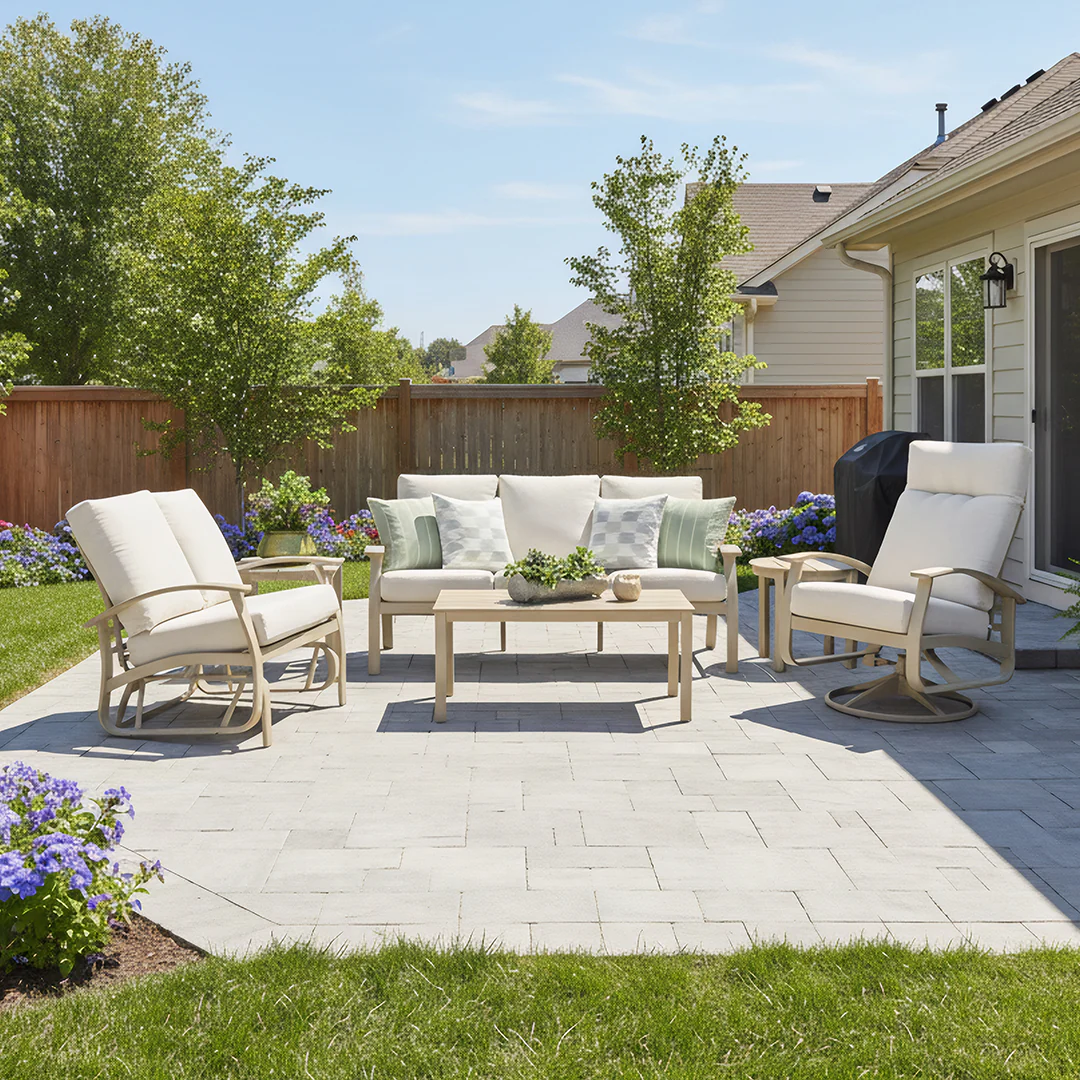 Montego Outdoor Round End Table - Image 3