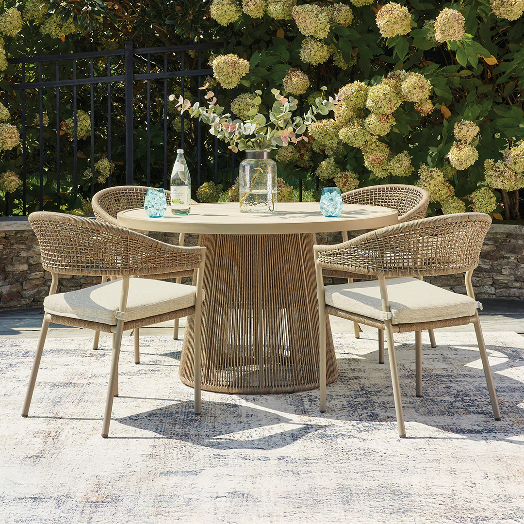 Ocean Park Outdoor Dining Set (4pc) - Image 2