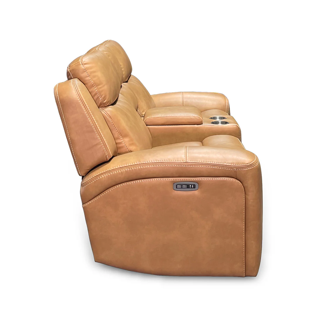 Reno Power Reclining Loveseat with Console - Image 6
