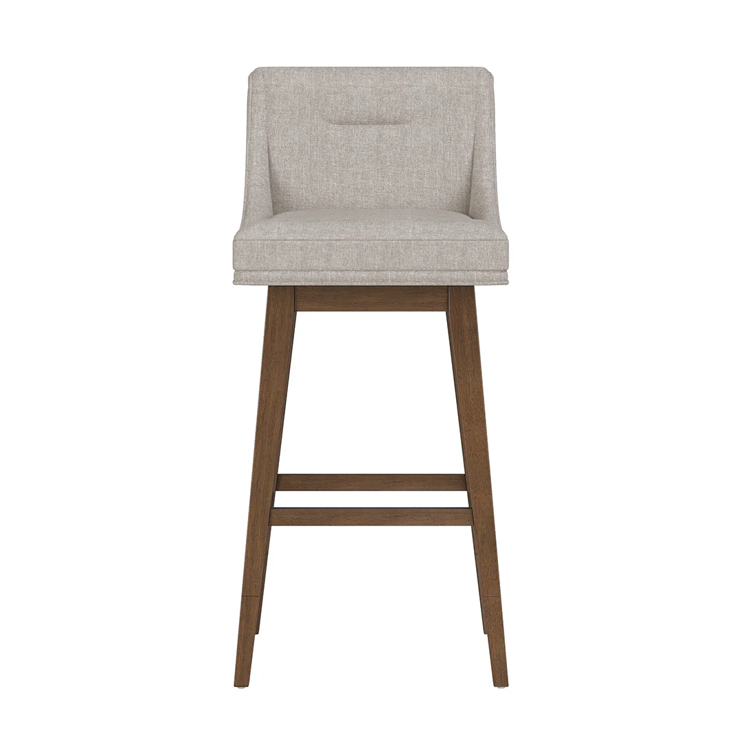 Tapered Bar Stool - Beige - Image 3
